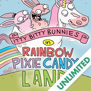 Itty Bitty Bunnies in Rainbow Pixie Candy Land